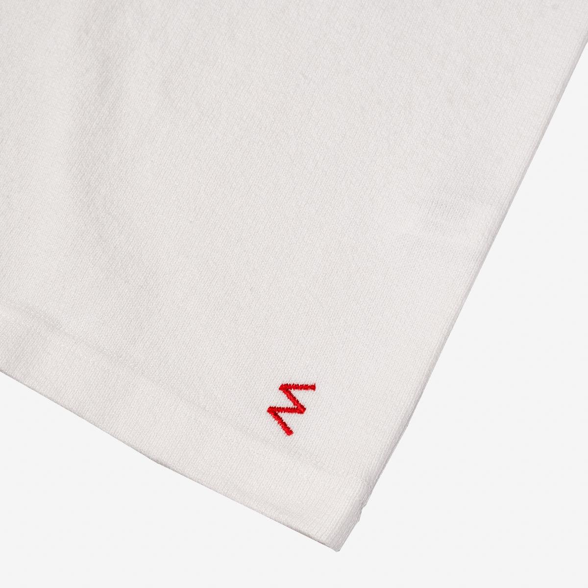 Image showing the IHT-1600-WHT - 11oz Crew Neck T-Shirt White which is a T-Shirts described by the following info Iron Heart, Released, T-Shirts, Tops and sold on the IRON HEART GERMANY online store