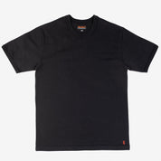Image showing the IHT-1600-BLK - 11oz Crew Neck T-Shirt - Black which is a T-Shirts described by the following info Iron Heart, Released, T-Shirts, Tops and sold on the IRON HEART GERMANY online store