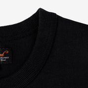 Image showing the IHT-1600-BLK - 11oz Crew Neck T-Shirt - Black which is a T-Shirts described by the following info Iron Heart, Released, T-Shirts, Tops and sold on the IRON HEART GERMANY online store