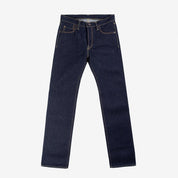 Image showing the IH-666S-UHR - 21/23oz Ultra Heavy Raw Selvedge Denim Slim Straight Jeans Indigo which is a Jeans described by the following info 666, Bottoms, IHSALE_M23, Iron Heart, Jeans, Released, Slim, Straight and sold on the IRON HEART GERMANY online store