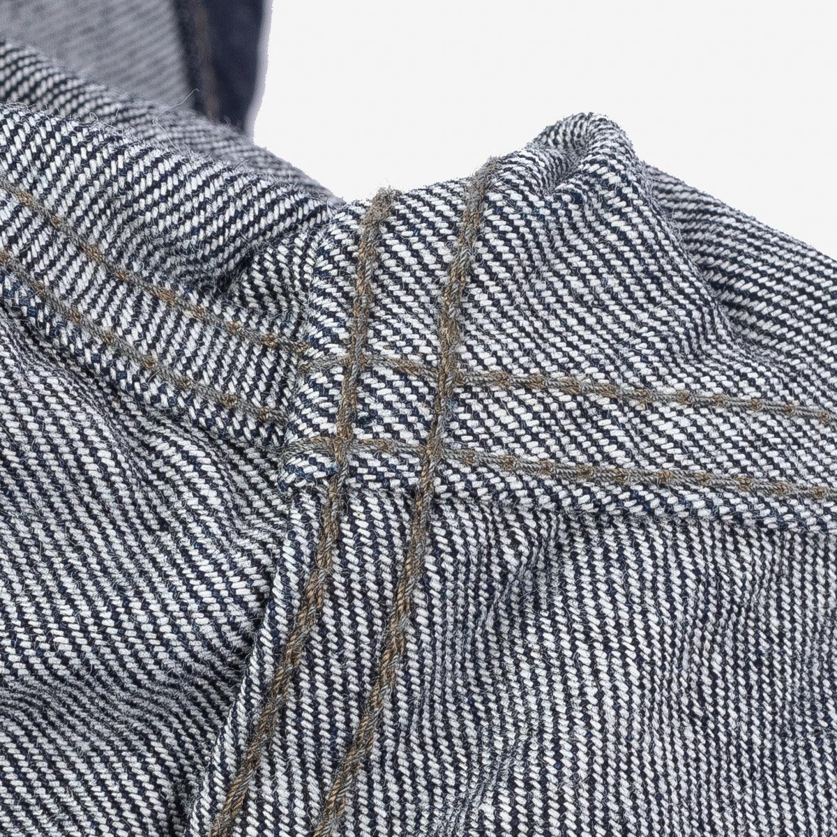 Image showing the IHSH-326-IND - 12oz Selvedge Indigo Denim Work Shirt with Snaps which is a Shirts described by the following info Iron Heart, Released, Shirts, Tops and sold on the IRON HEART GERMANY online store