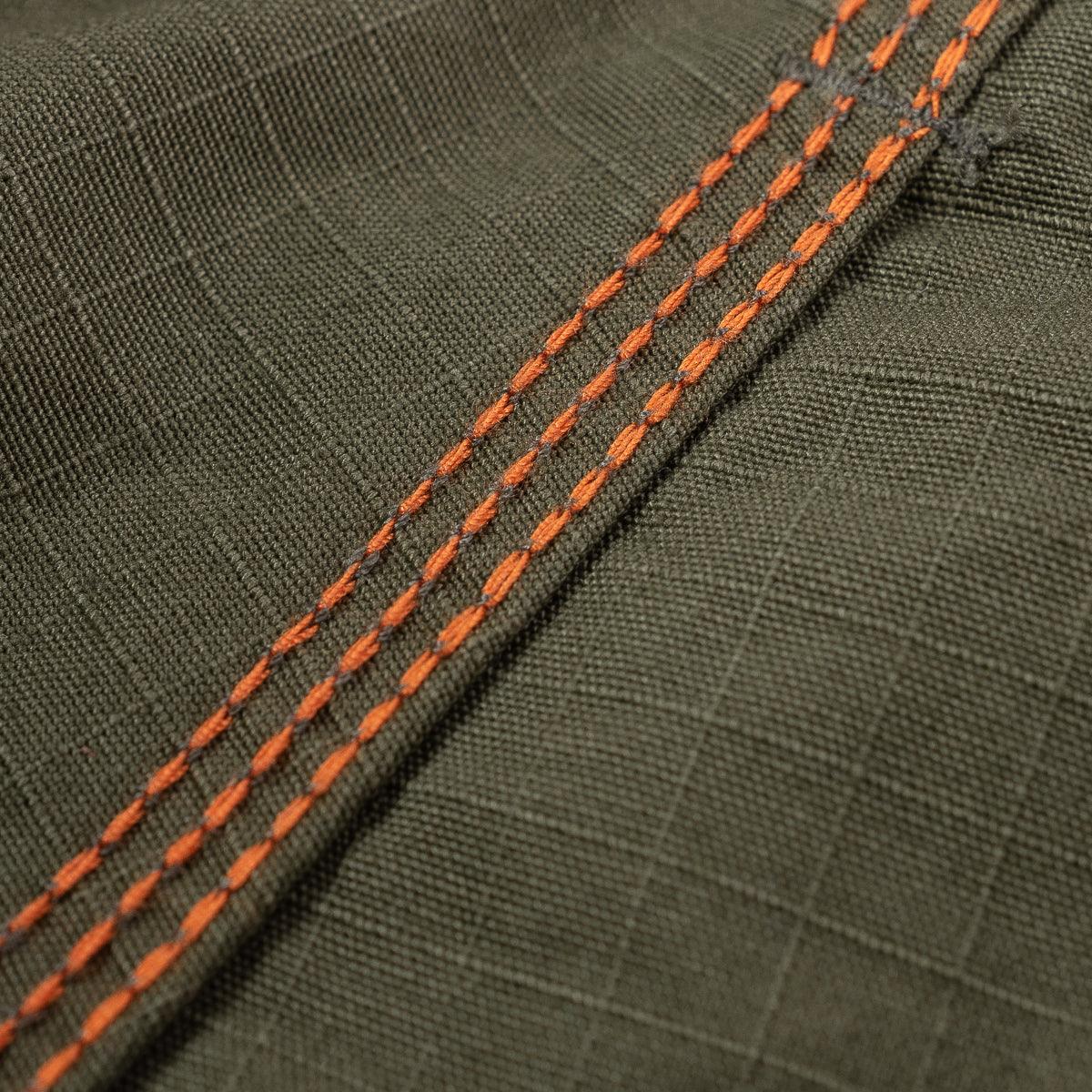 Image showing the IH-734-ODG - 8oz Ripstop Cargo - Olive Drab Green which is a Trousers described by the following info Bottoms, IHSALE_M23, Iron Heart, Released, Trousers and sold on the IRON HEART GERMANY online store