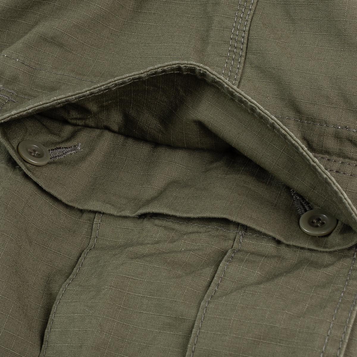 Image showing the IH-734-ODG - 8oz Ripstop Cargo - Olive Drab Green which is a Trousers described by the following info Bottoms, IHSALE_M23, Iron Heart, Released, Trousers and sold on the IRON HEART GERMANY online store