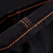 Image showing the IH-734-BLK - 8oz Ripstop Cargo - Black which is a Trousers described by the following info Bottoms, IHSALE_M23, Iron Heart, Released, Trousers and sold on the IRON HEART GERMANY online store