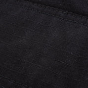 Image showing the IH-734-BLK - 8oz Ripstop Cargo - Black which is a Trousers described by the following info Bottoms, IHSALE_M23, Iron Heart, Released, Trousers and sold on the IRON HEART GERMANY online store