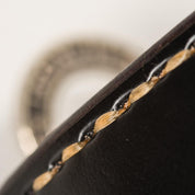 Image showing the IHG-02-BLK - Medium Shell Cordovan Wallet - Black which is a WALLETS AND CHAINS described by the following info Accessories, Iron Heart, Released, WALLETS AND CHAINS and sold on the IRON HEART GERMANY online store