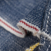 Image showing the IHSH-21-BLU - 10oz Selvedge Chambray Work Shirt which is a Shirts described by the following info Back In, Iron Heart, Released, Shirts, Tops and sold on the IRON HEART GERMANY online store