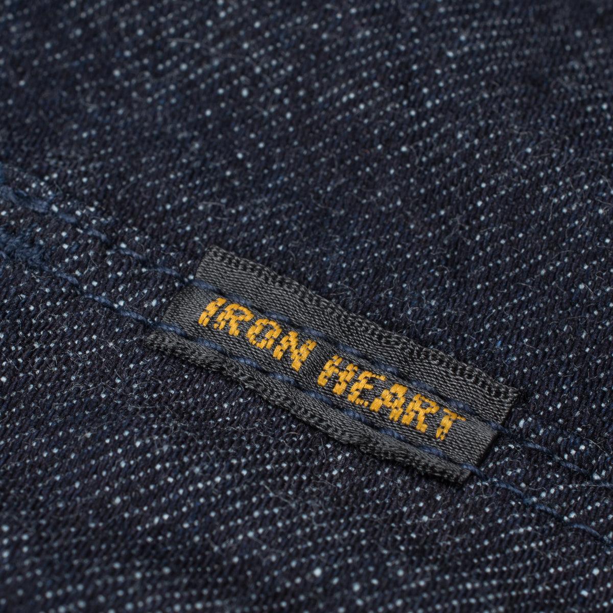 Image showing the IHSH-33-T - 12oz Selvedge Denim Western Shirt With Tonal Stitching - Indigo which is a Shirts described by the following info Iron Heart, Released, Shirts, Tops and sold on the IRON HEART GERMANY online store