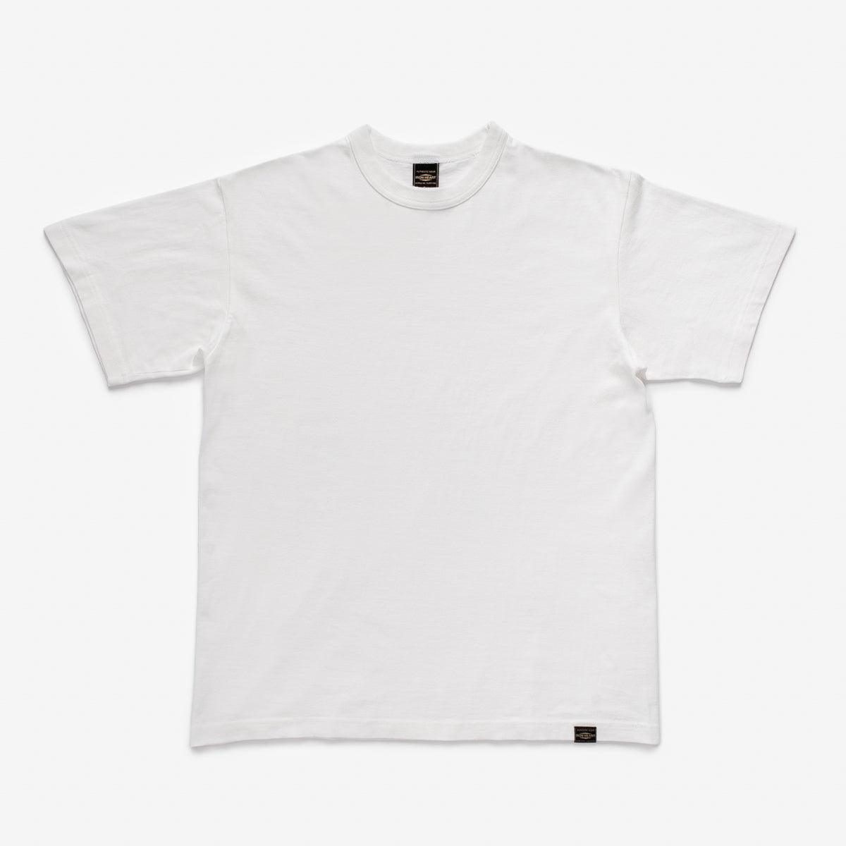 IHT-1610L-WHT - 6.5oz Loopwheel Crew Neck T-Shirt (Long