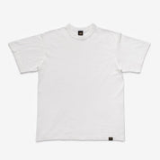 Image showing the IHT-1610L-WHT - 6.5oz Loopwheel Crew Neck T-Shirt White which is a T-Shirts described by the following info Iron Heart, Released, T-Shirts, Tops and sold on the IRON HEART GERMANY online store