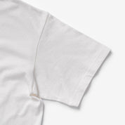 Image showing the IHT-1610L-WHT - 6.5oz Loopwheel Crew Neck T-Shirt White which is a T-Shirts described by the following info Iron Heart, Released, T-Shirts, Tops and sold on the IRON HEART GERMANY online store