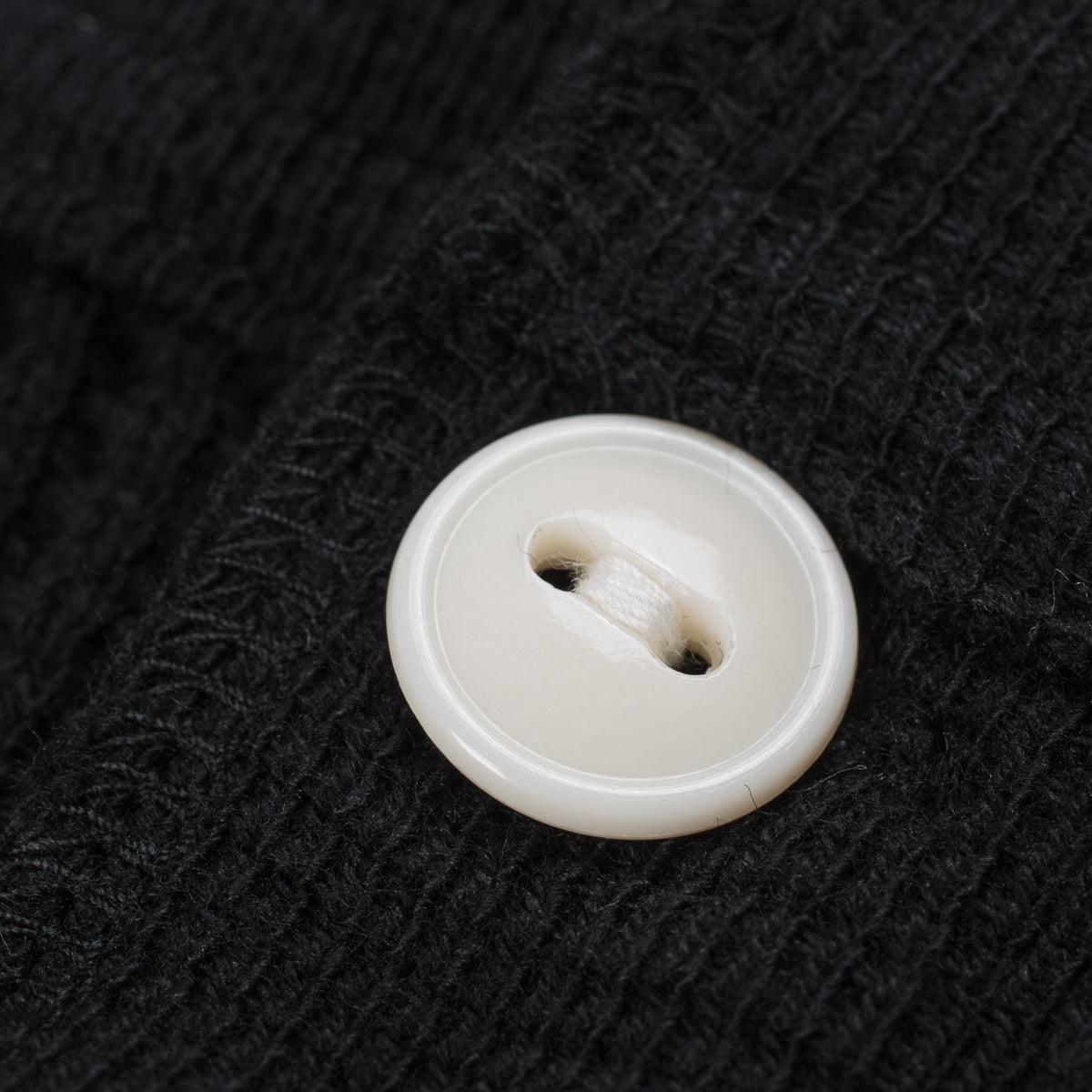 Image showing the IHTL-1213-BLK - Waffle Knit Long Sleeved Thermal Henley Black which is a T-Shirts described by the following info Back In, Iron Heart, Released, T-Shirts, Tops and sold on the IRON HEART GERMANY online store