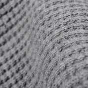 Image showing the IHTL-1301-GRY - Waffle Knit Long Sleeved Crew Neck Thermal Top - Grey which is a T-Shirts described by the following info Back In, IHSALE_M23, Iron Heart, Released, T-Shirts, Tops and sold on the IRON HEART GERMANY online store