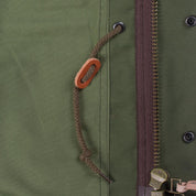 Image showing the IHM-27-OLV - Sateen M65 Field Jacket - Olive which is a Jackets described by the following info Iron Heart, Jackets, Released, Tops and sold on the IRON HEART GERMANY online store