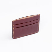 IHG-089-OXB - Shell Cordovan Card Holder - Oxblood