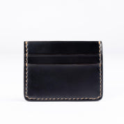 Shell Cordovan Card Holder - Black