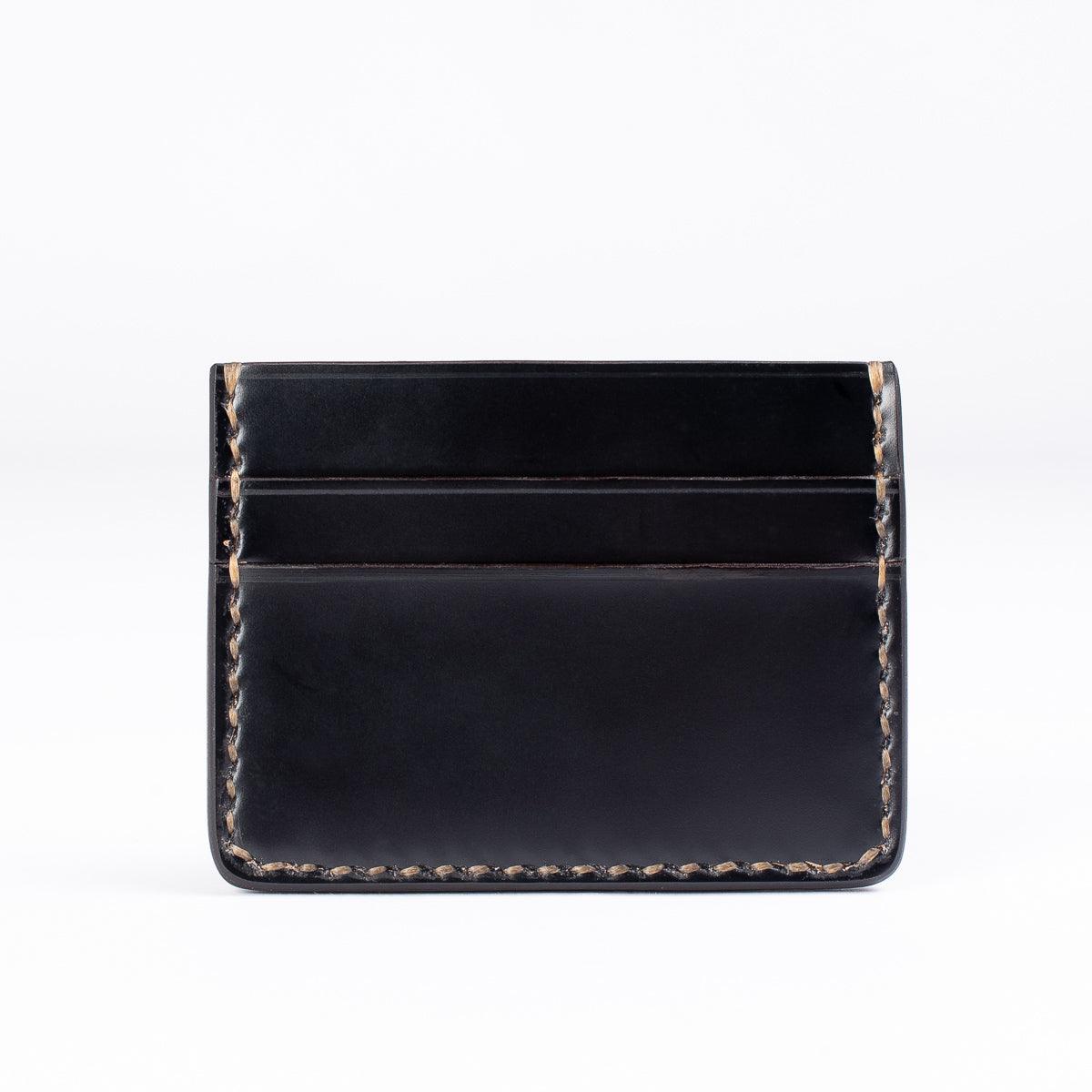IHG-089-BLK - Shell Cordovan Card Holder - Black – IRON HEART GERMANY