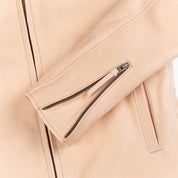 IHSB-BB-NAT - Iron Heart x Simmons Bilt Horsehide Jacket "The Bareback" - Natural