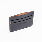 Shell Cordovan Card Holder - Black