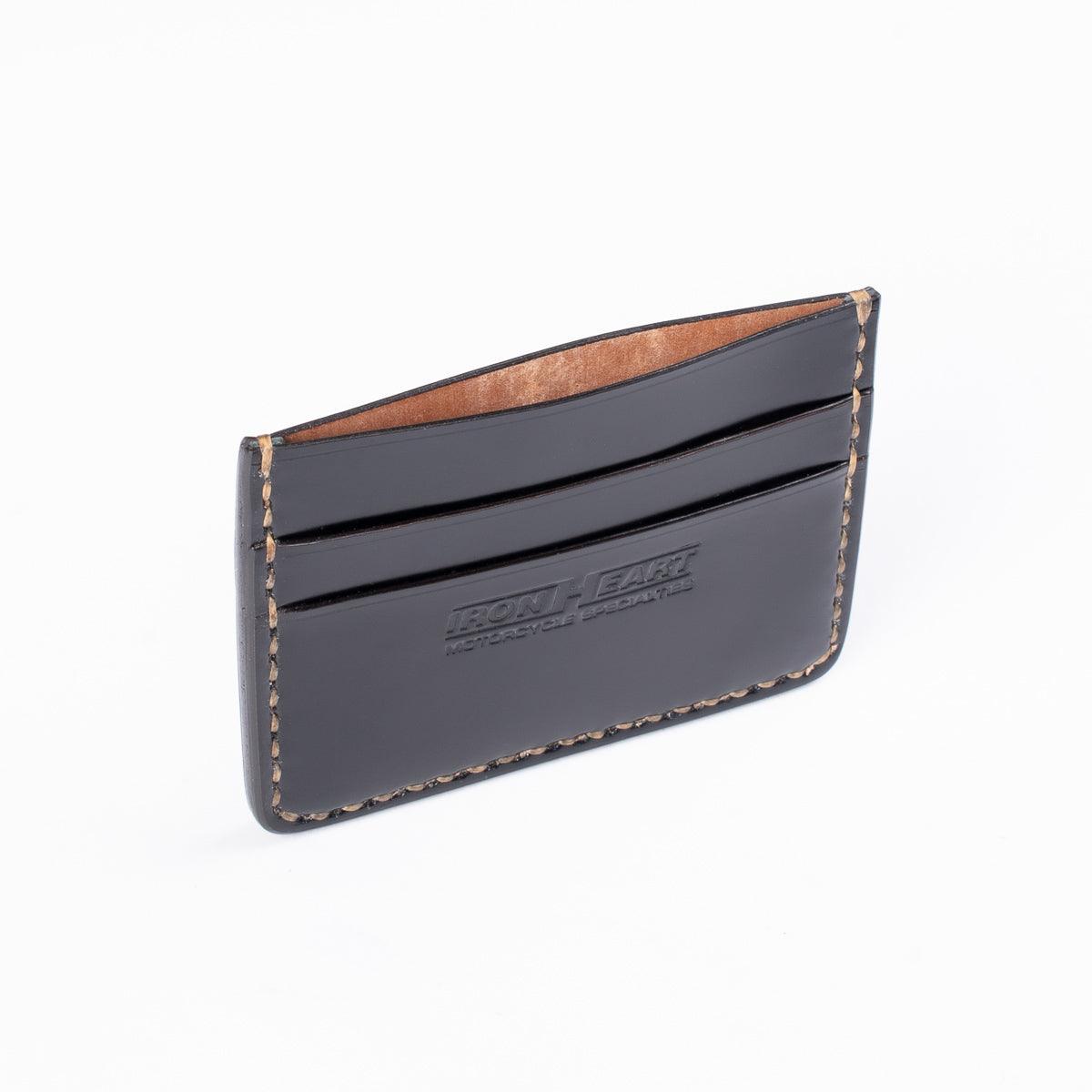 IHG-089-BLK - Shell Cordovan Card Holder - Black – IRON HEART GERMANY