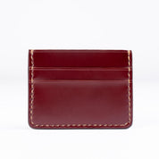 IHG-089-OXB - Shell Cordovan Card Holder - Oxblood