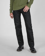 IH-666S-SB - 21oz Selvedge Denim Slim Straight Cut - Superblack Non-Fade