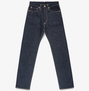 IH-1955S-18 - 18oz Vintage Selvedge Denim "1955" Vintage Tapered Cut Jeans - Indigo