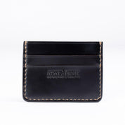 Shell Cordovan Card Holder - Black