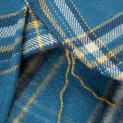 IHSH-435-BLU - Ultra Heavy Flannel American Check Work Shirt - Blue