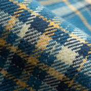 IHSH-435-BLU - Ultra Heavy Flannel American Check Work Shirt - Blue