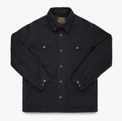 IHJ-150-BLK - 20oz Paraffin Coated Duck Chore Jacket - Black