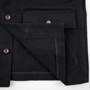 IHJ-150-BLK - 20oz Paraffin Coated Duck Chore Jacket - Black