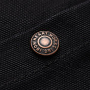 IHJ-150-BLK - 20oz Paraffin Coated Duck Chore Jacket - Black