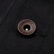 IHJ-150-BLK - 20oz Paraffin Coated Duck Chore Jacket - Black