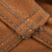 IHJ-150-BRN - 20oz Paraffin Coated Duck Chore Jacket - Brown