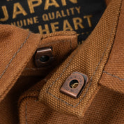 IHJ-150-BRN - 20oz Paraffin Coated Duck Chore Jacket - Brown