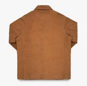 IHJ-150-BRN - 20oz Paraffin Coated Duck Chore Jacket - Brown