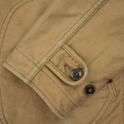 IHM-48-KHA- FW25 - 12oz Whipcord Lightweight N1 Deck Jacket - Khaki