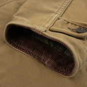 IHM-48-KHA- FW25 - 12oz Whipcord Lightweight N1 Deck Jacket - Khaki