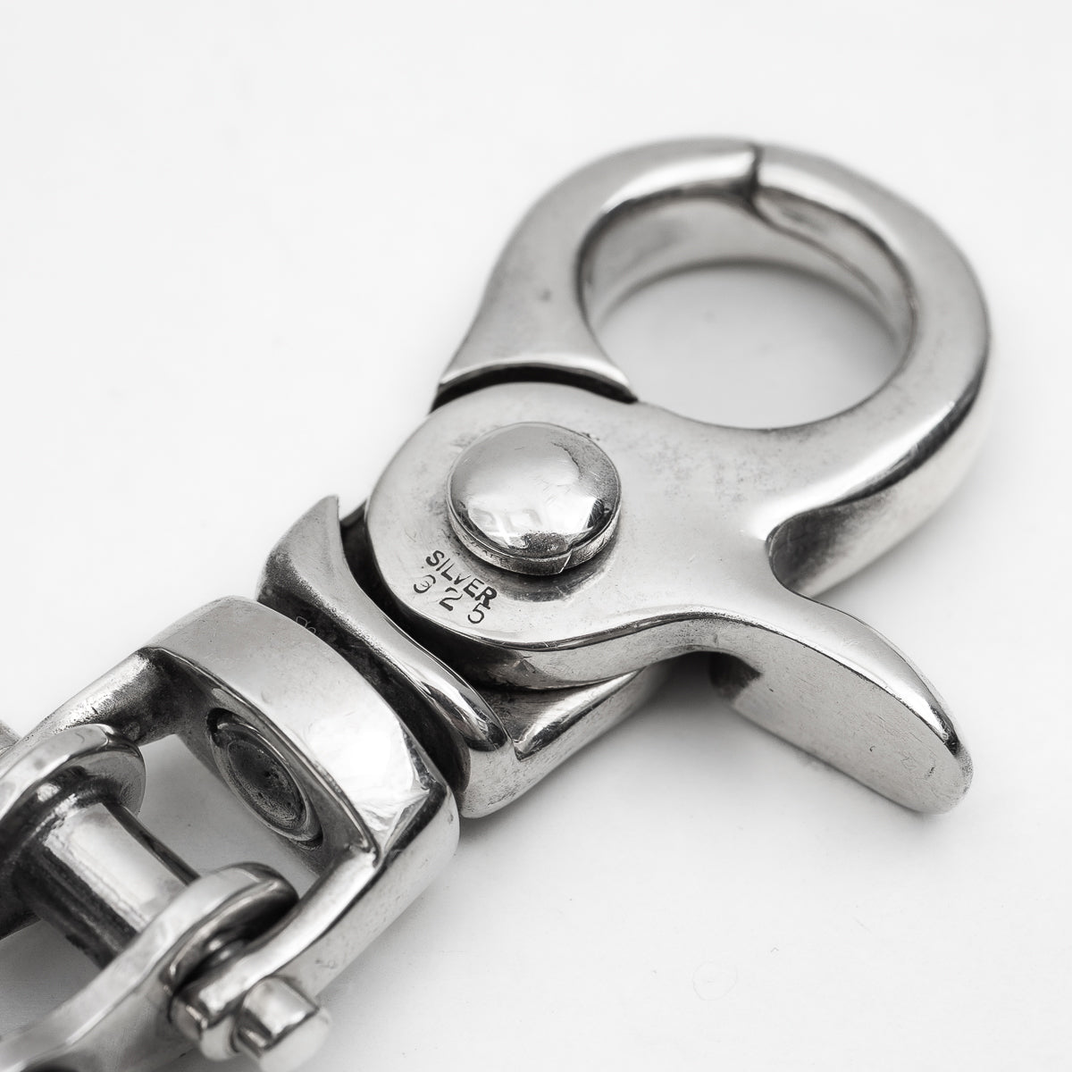 IHSI-01 - "Motorcycle Chain" Wallet Chain - Sterling Silver