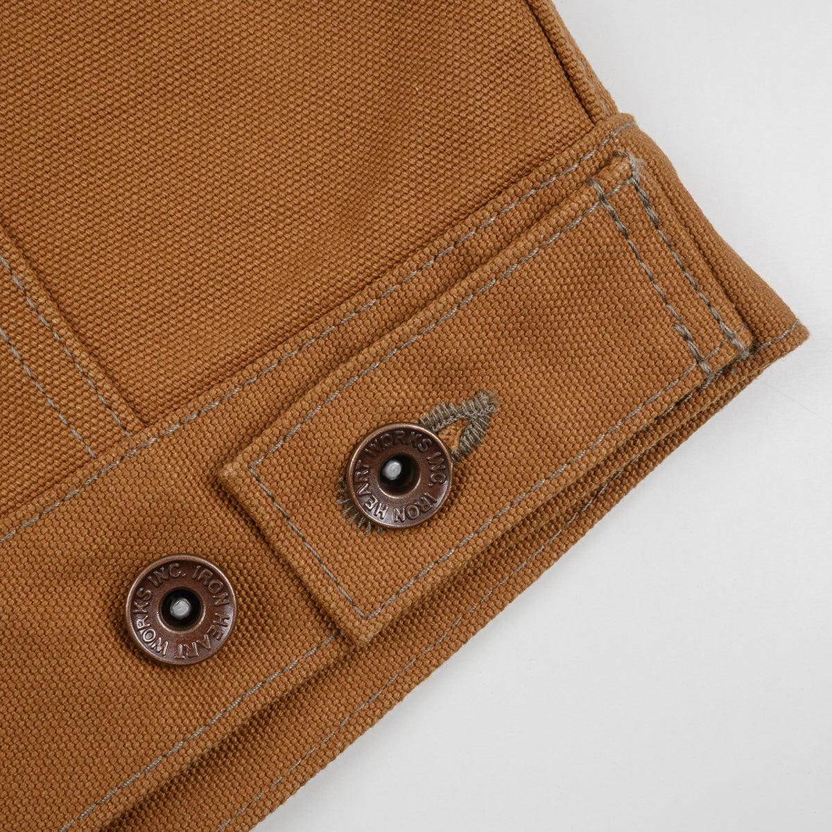 IH-2526V - 17oz Duck Modified Type III Vest - Brown