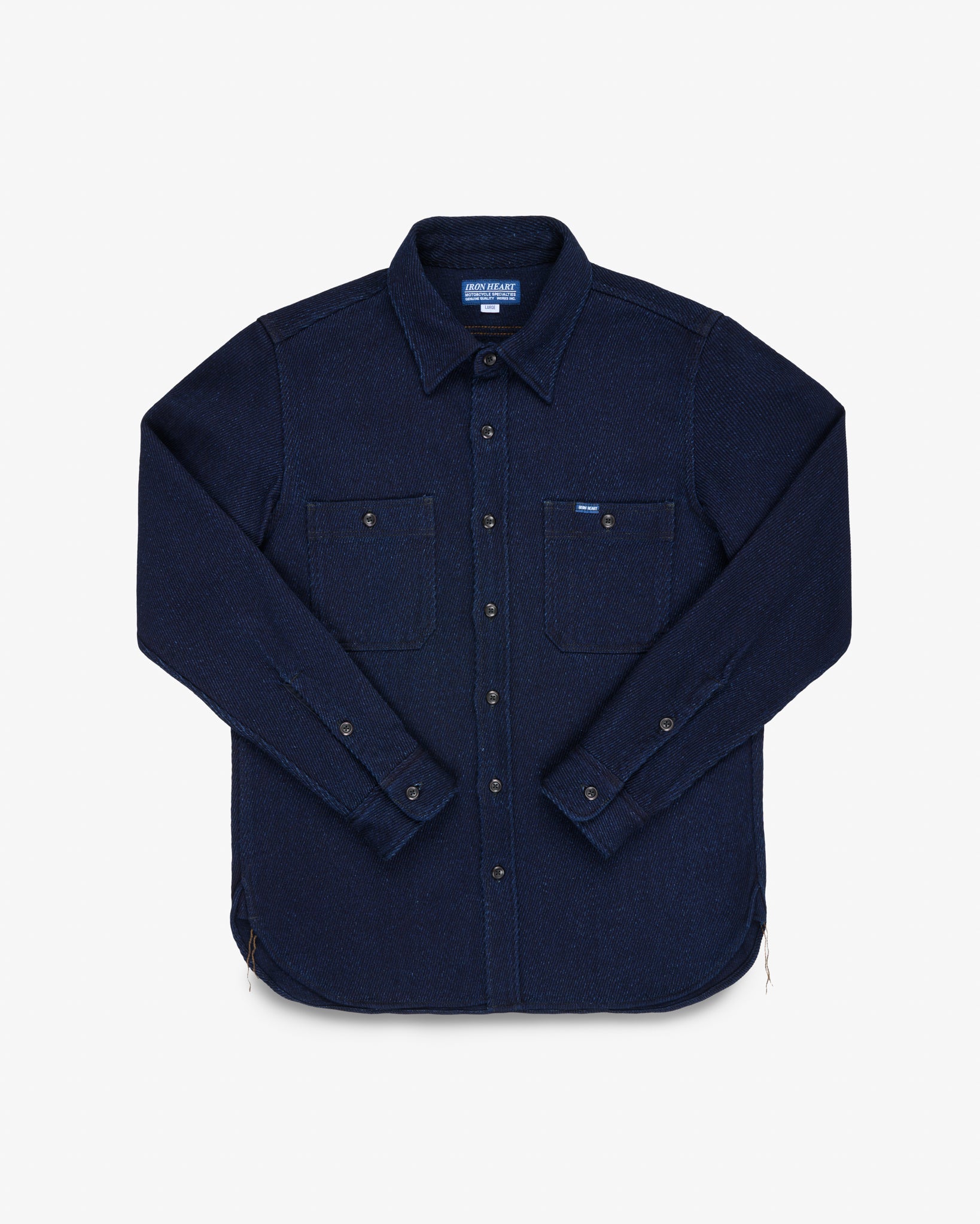 IHSH-288-IND - 14oz Kersey Work Shirt - Indigo