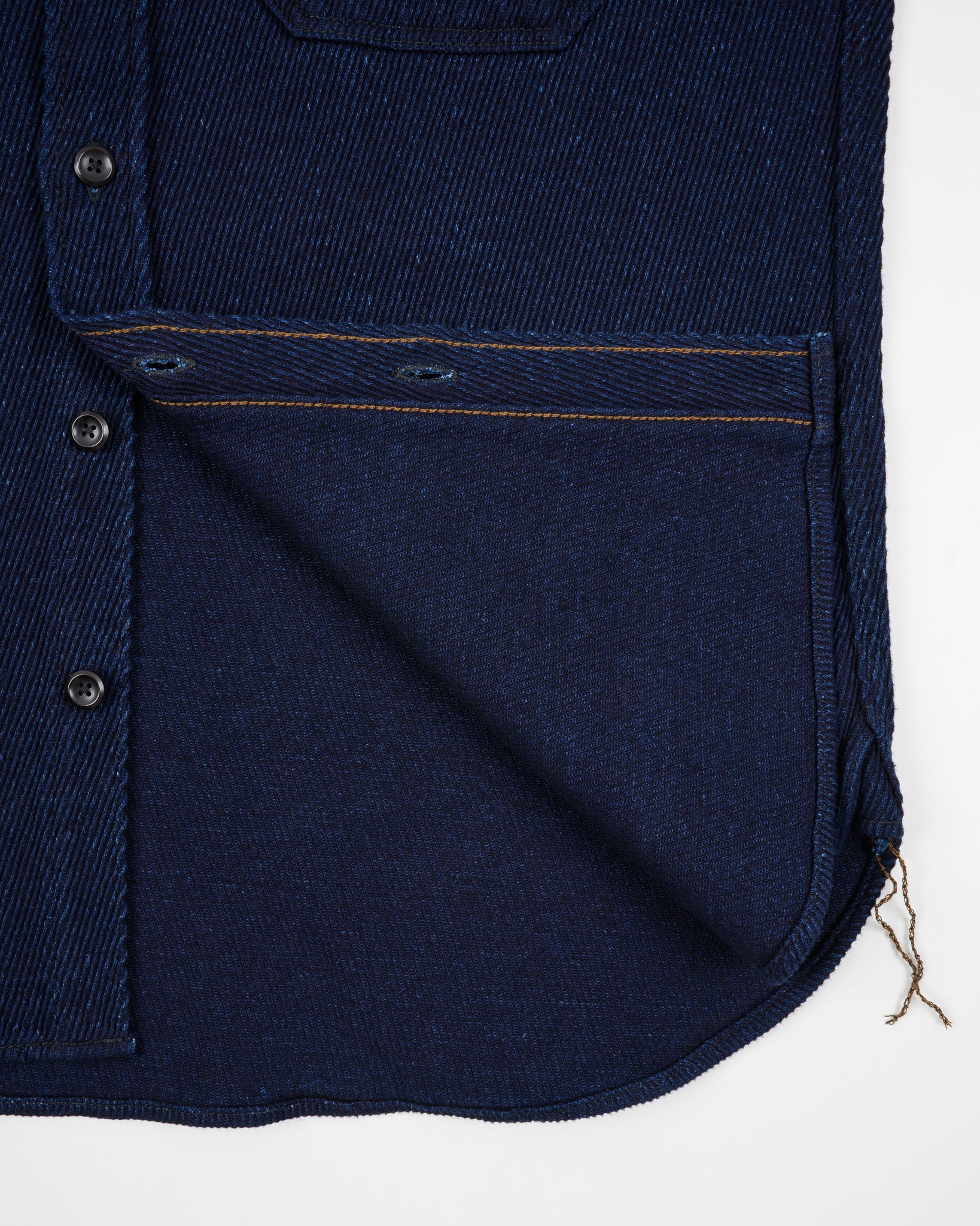 IHSH-288-IND - 14oz Kersey Work Shirt - Indigo
