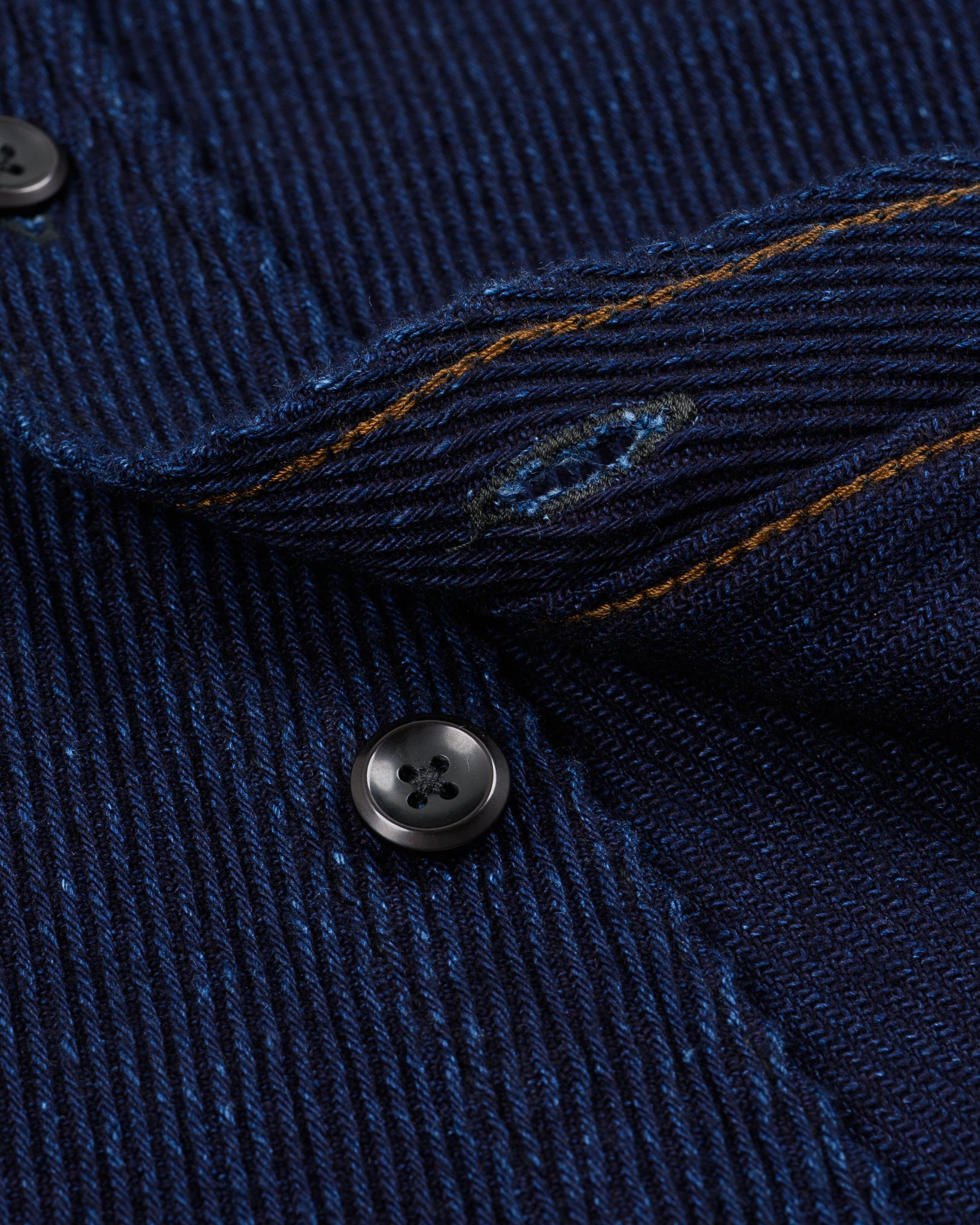 IHSH-288-IND - 14oz Kersey Work Shirt - Indigo
