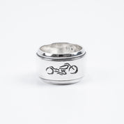IHSI-05 - Iron Heart 0.925 Sterling Silver Ring