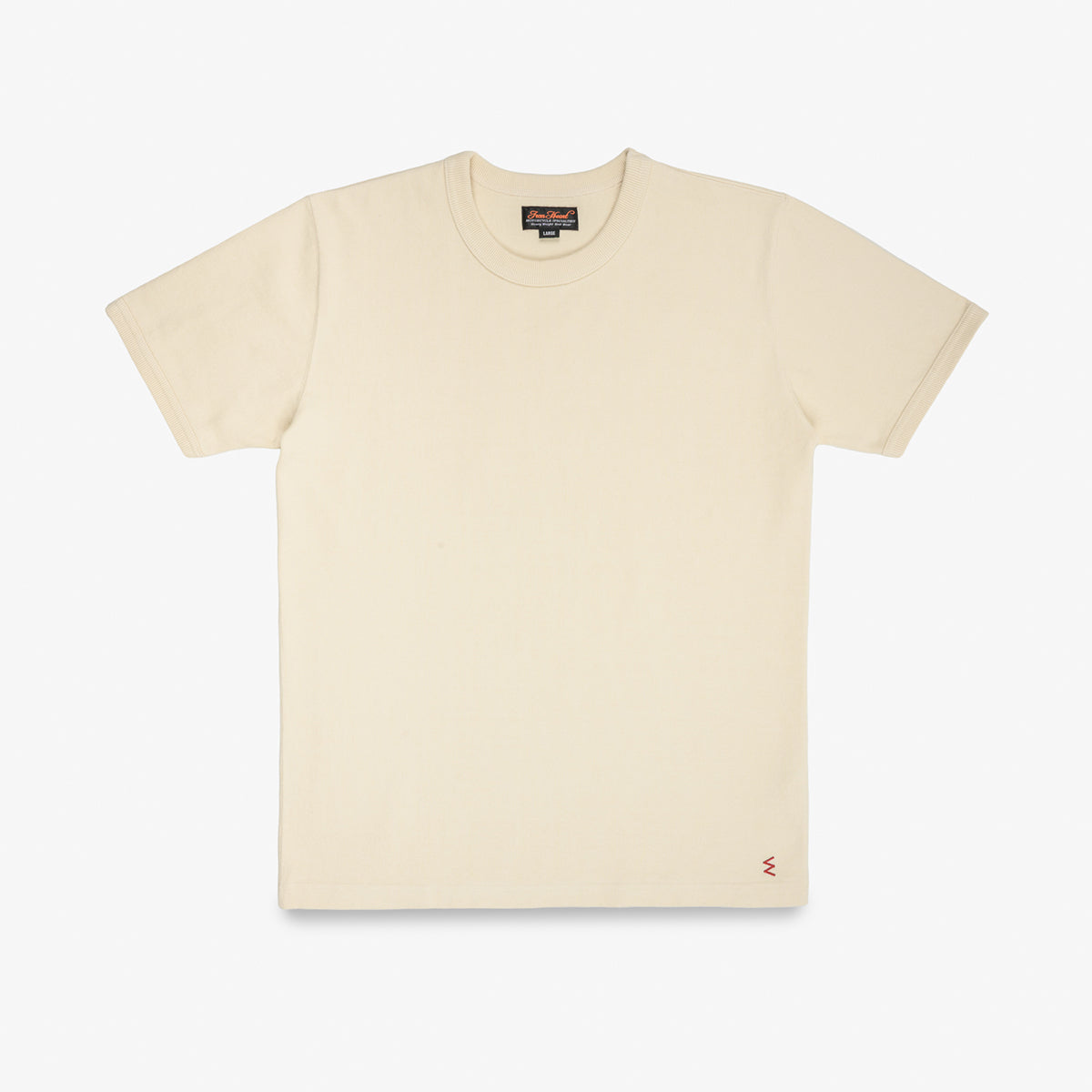 IHT-1600-CRM - 11oz Crew Neck T-Shirt - Cream