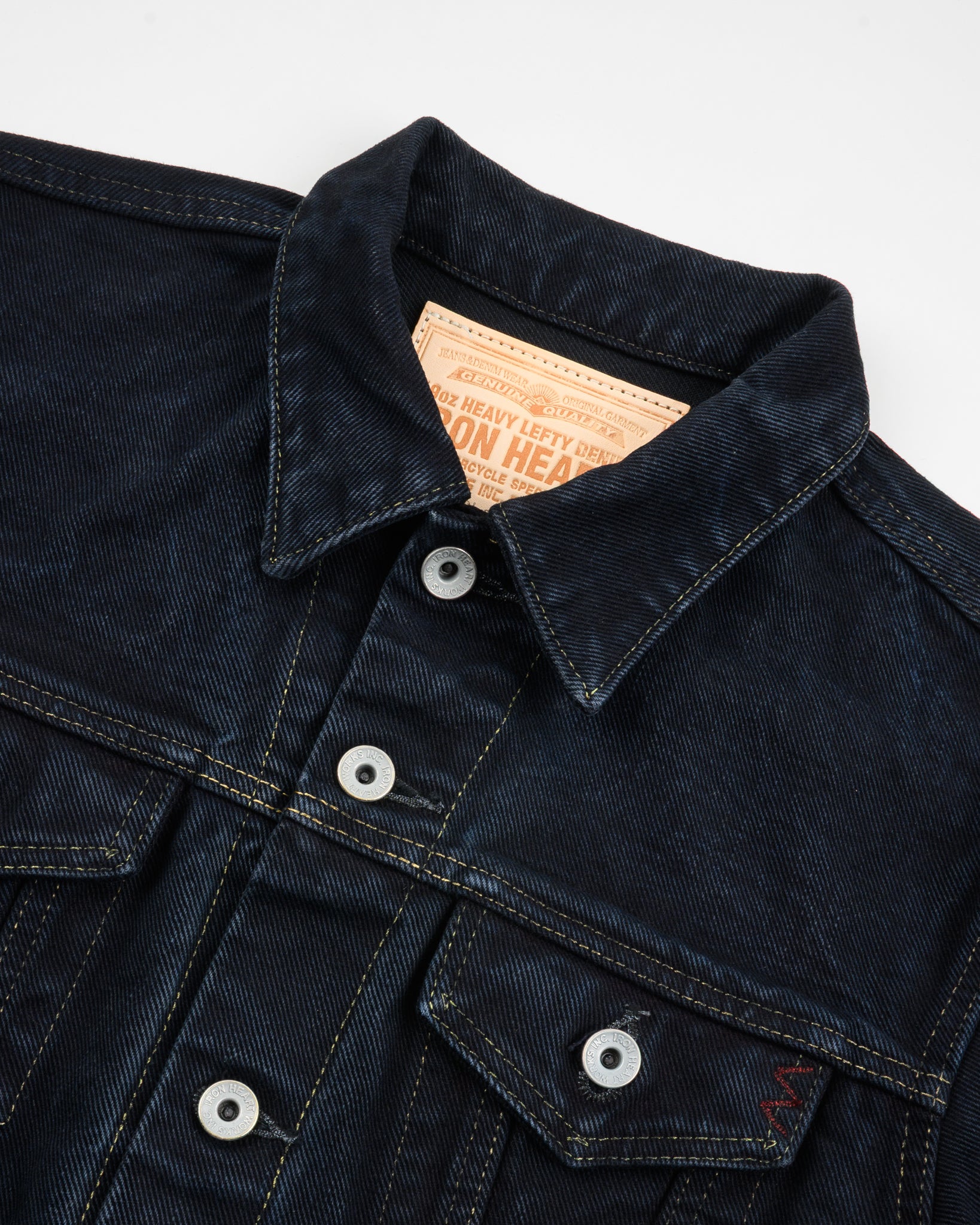 IH-526LOD - 19oz Lefthand Twill Type III Denim Jacket - Black