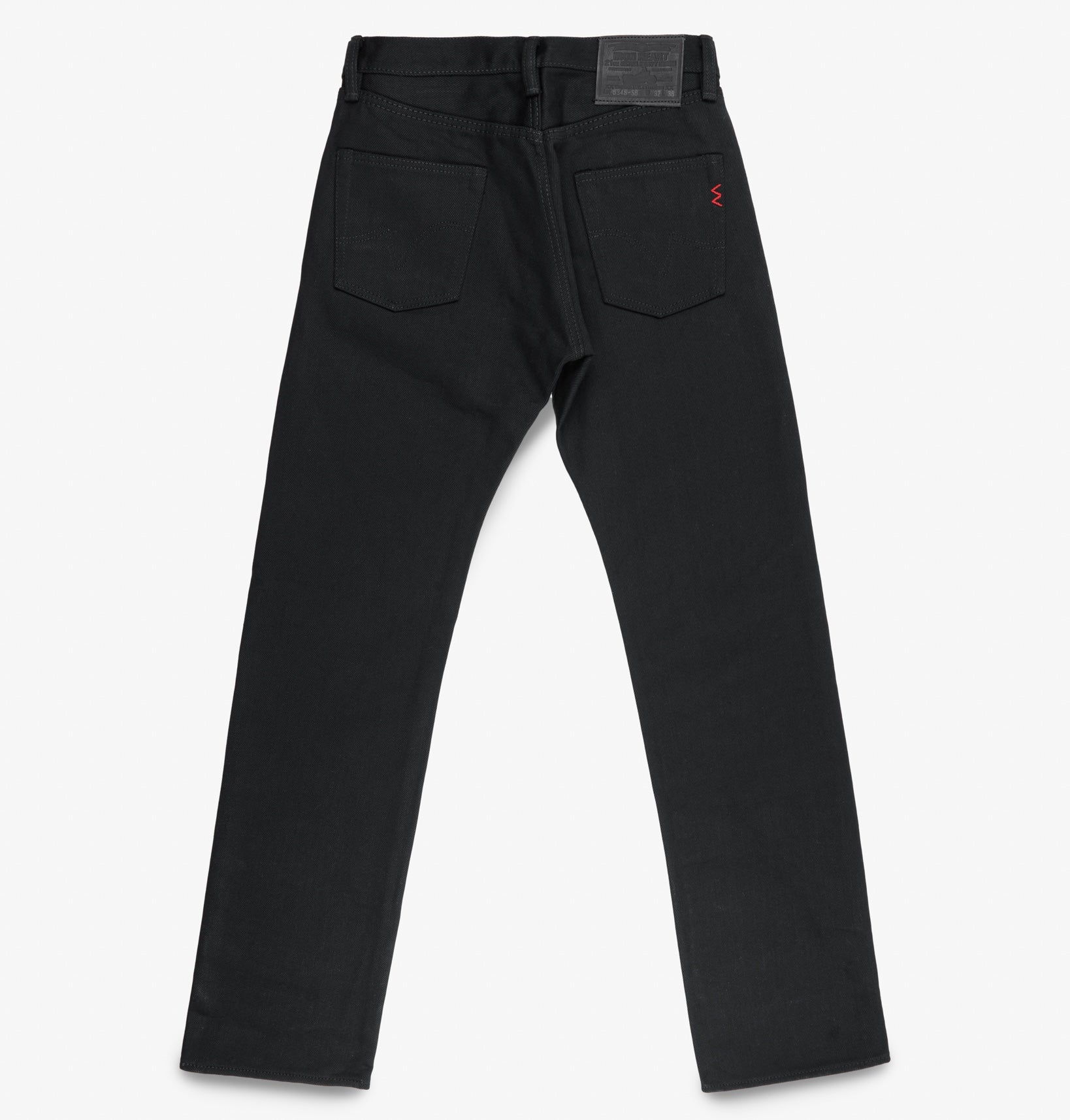 IH-634S-SB - 21oz Selvedge Denim Straight Cut - Superblack Non-Fade