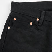 IH-634S-SB - 21oz Selvedge Denim Straight Cut - Superblack Non-Fade