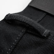 IH-634S-SB - 21oz Selvedge Denim Straight Cut - Superblack Non-Fade